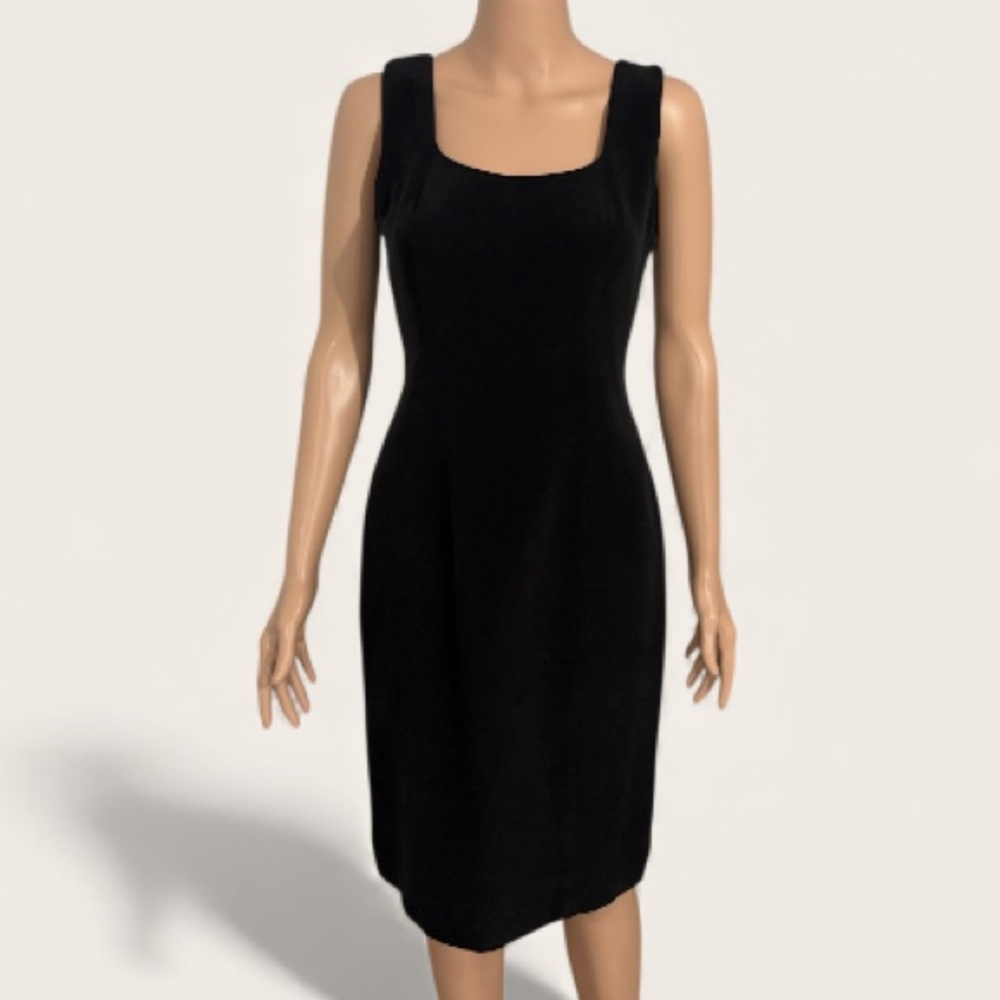 Dana Buchman Silk‎ Black Sleeveless Classic Cocktail Dress Size 2